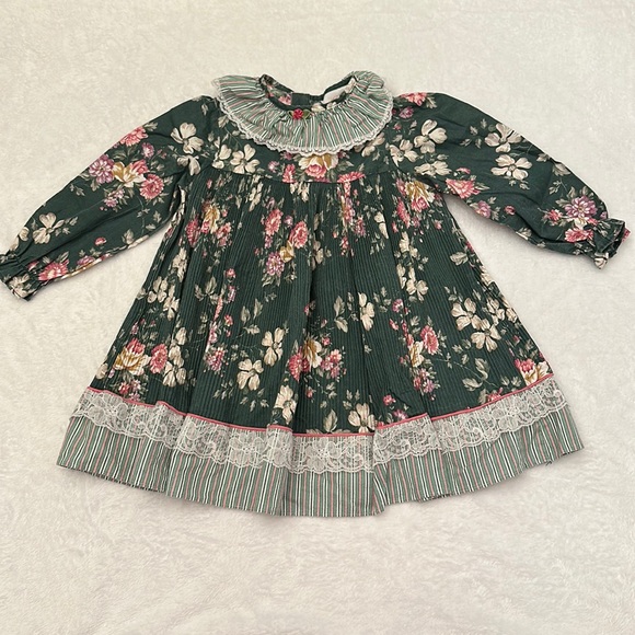 VINTAGE Allison Ann Floral Top/Dress 4T - Picture 1 of 9